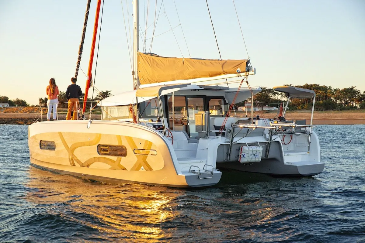Jinsey, a Excess 11 catamaran at Seget Donji, Croatia