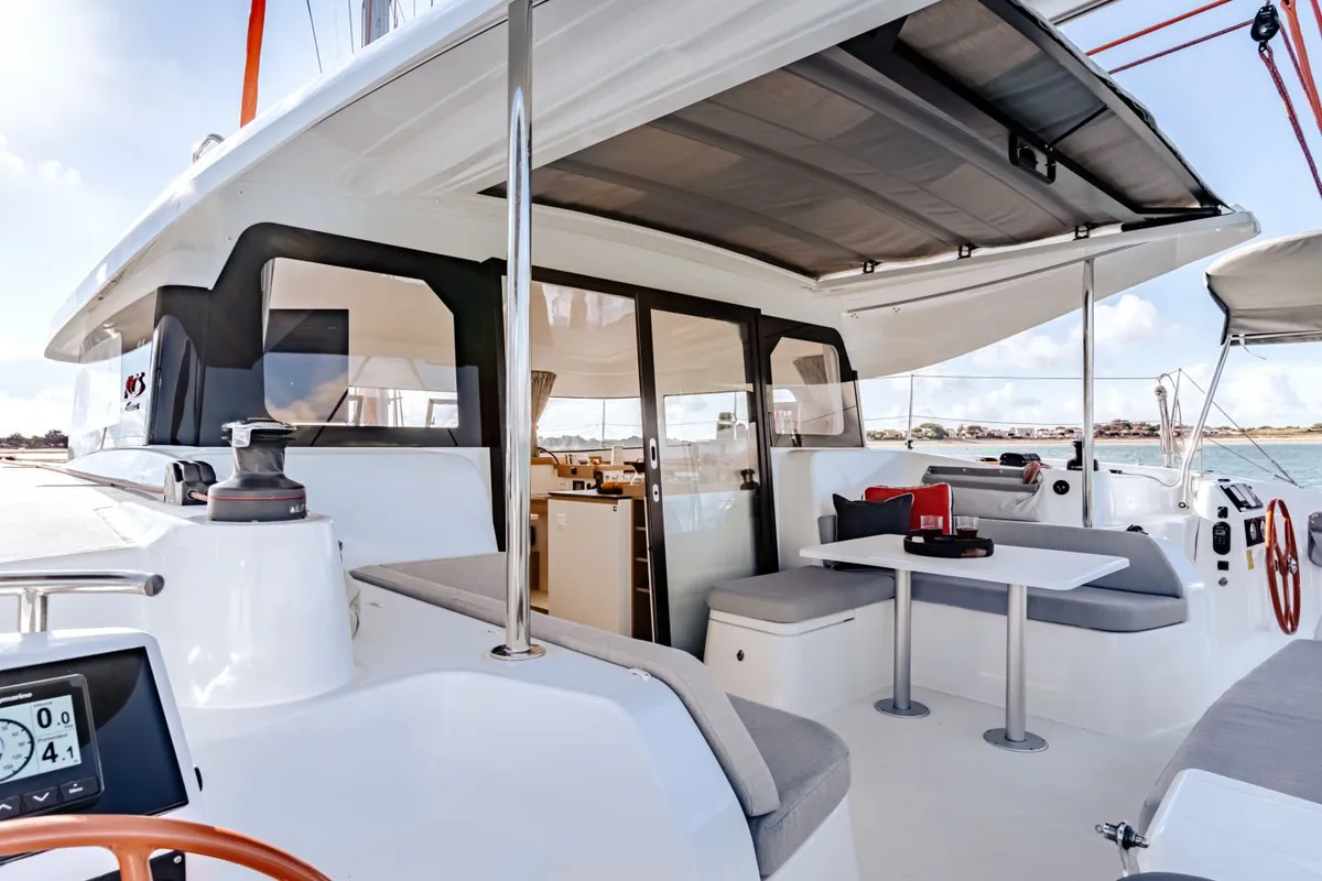 Jinsey, a Excess 11 catamaran at Seget Donji, Croatia