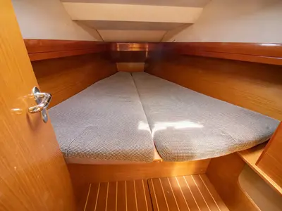 Cabin on Kos 36, a Jeanneau Sun Odyssey 36 sailboat at Municipal Unit of Lefkada, Greece