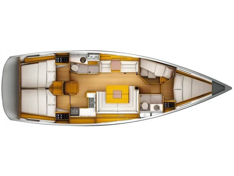 Anni, a Jeanneau Sun Odyssey 449 sailboat at Trapani, Italy