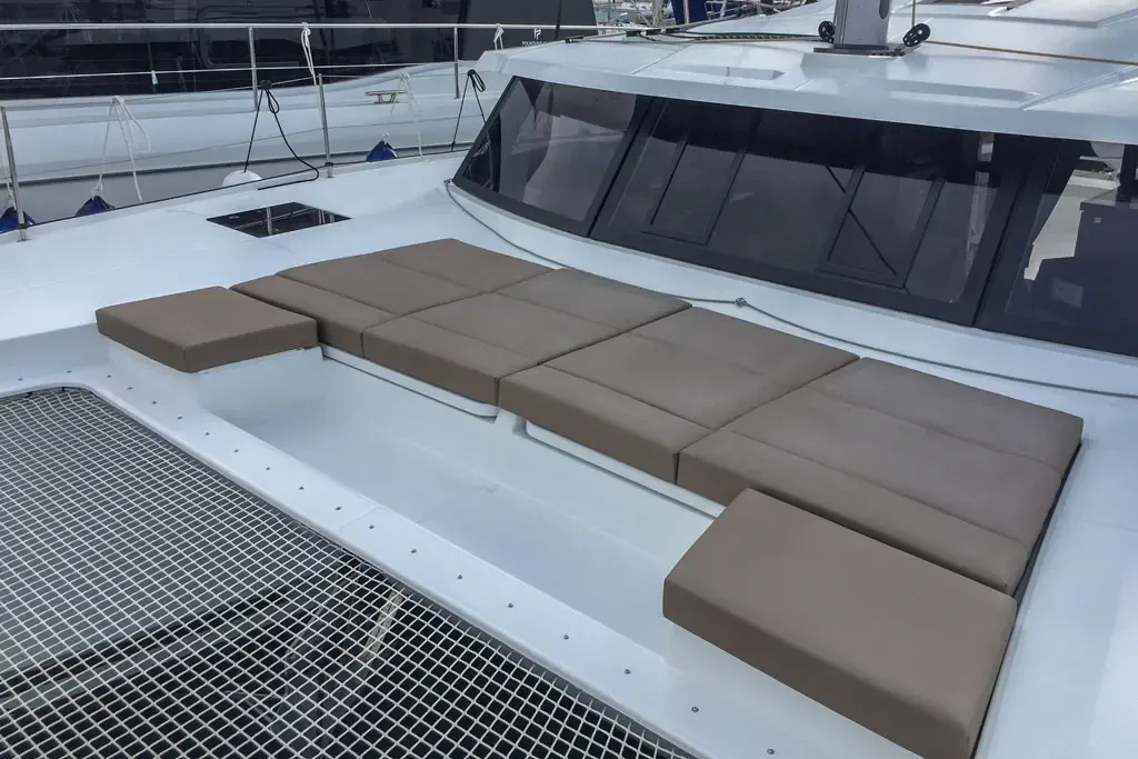 Wave, a Fountaine Pajot Astrea 42 catamaran at Tivat, Montenegro
