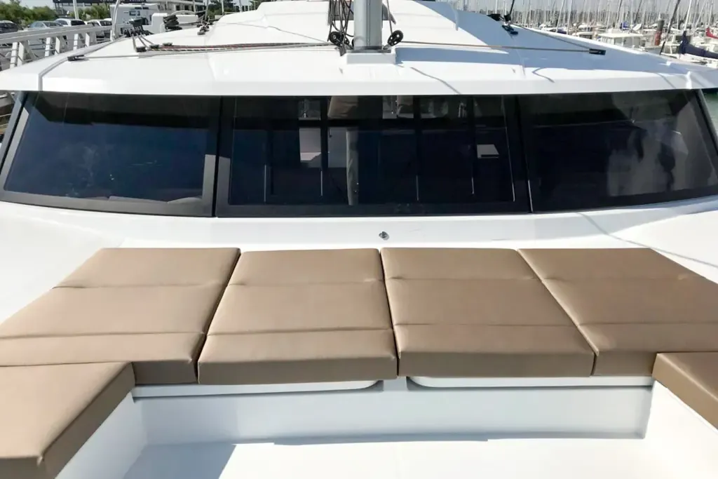 Wave, a Fountaine Pajot Astrea 42 catamaran at Tivat, Montenegro