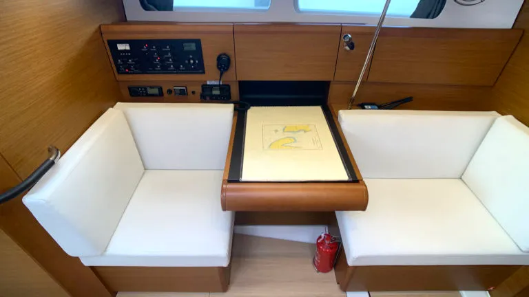 Cabin on Espresso, a Jeanneau Sun Odyssey 419 sailboat at Općina Rogoznica, Croatia