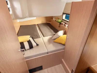 Cabin on Ithakiss, a Bavaria C38 sailboat at Municipal Unit of Sikyona, Greece