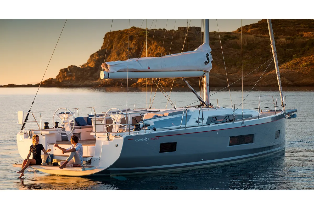 Comfort, a Beneteau Oceanis 46.1 sailboat at Pointe-à-Pitre, France
