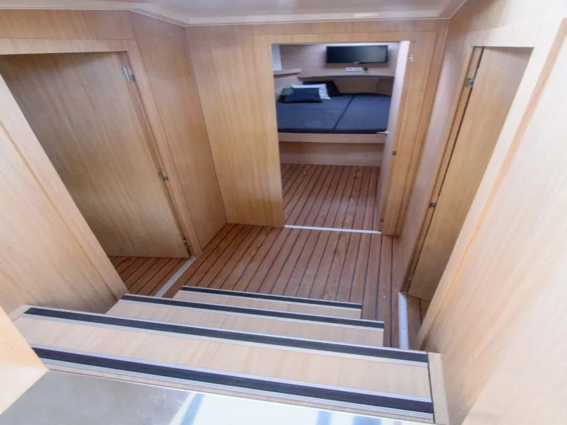 Cabin on Cobra Yachts Futura 40 Grand Horizon, a motorboat at Wilkasy, Poland
