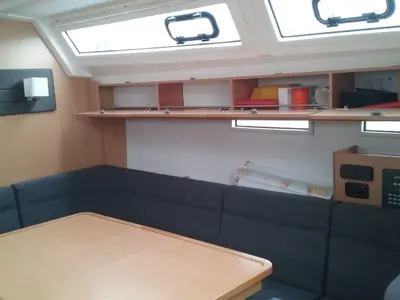 Salon of Sun Of Life, a Bavaria Cruiser 46 sailboat at Primošten, Croatia