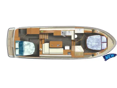 Floor plan of Jules, a Linssen Grand Sturdy 35.0 AC motor yacht at Kinrooi, Belgium