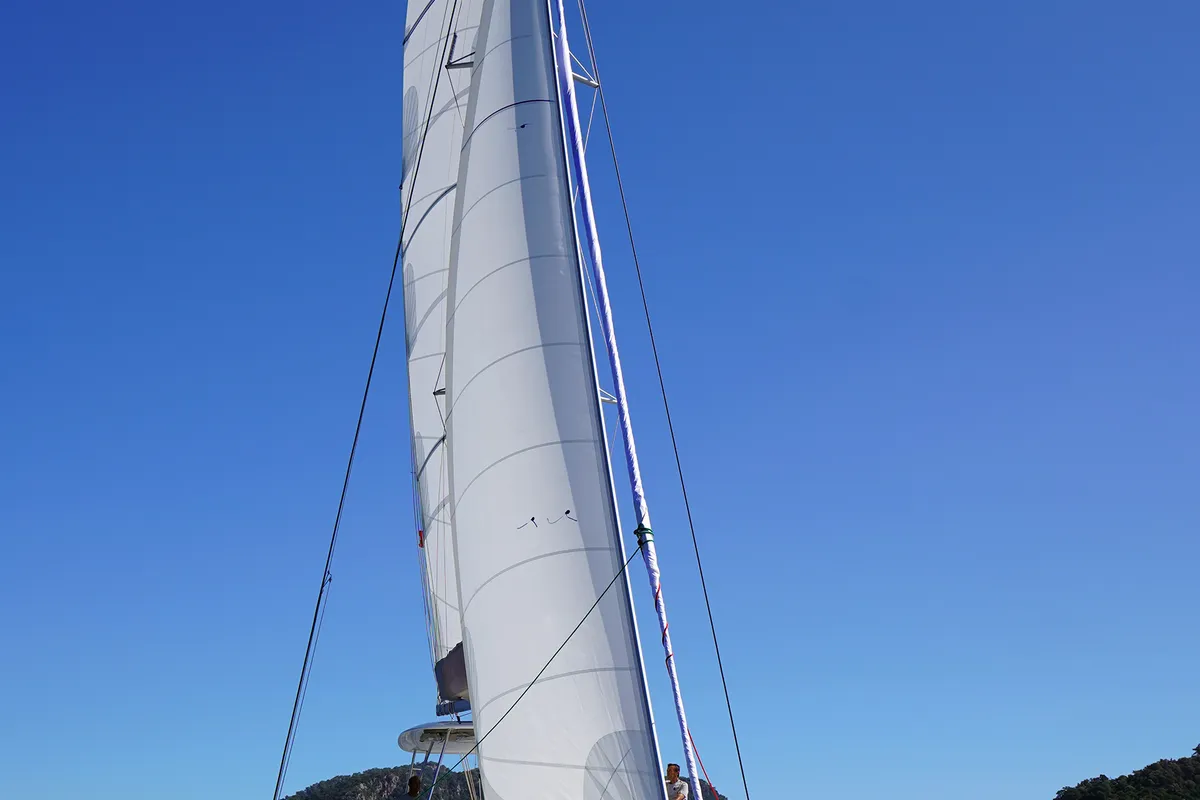 Sweet Dream, a Lagoon 46 catamaran at Marmaris, Turkey
