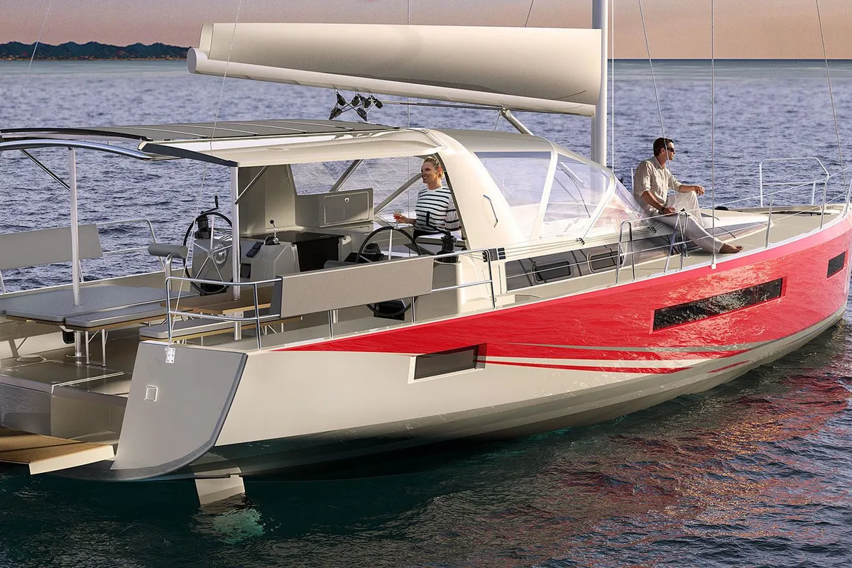 NEW HORIZONS III, a Jeanneau Sun Loft 47 sailboat at Kontokali, Greece