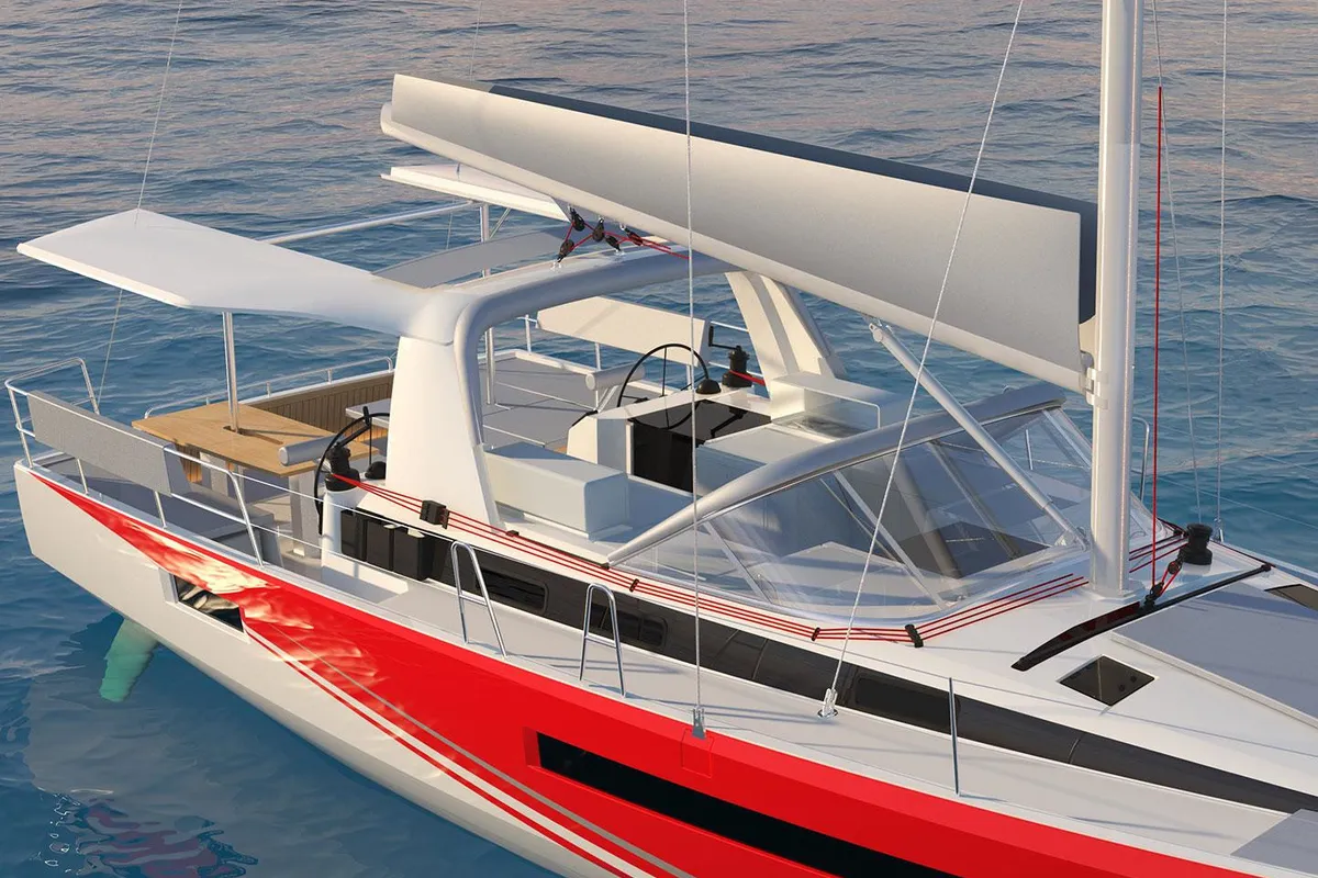 NEW HORIZONS III, a Jeanneau Sun Loft 47 sailboat at Kontokali, Greece