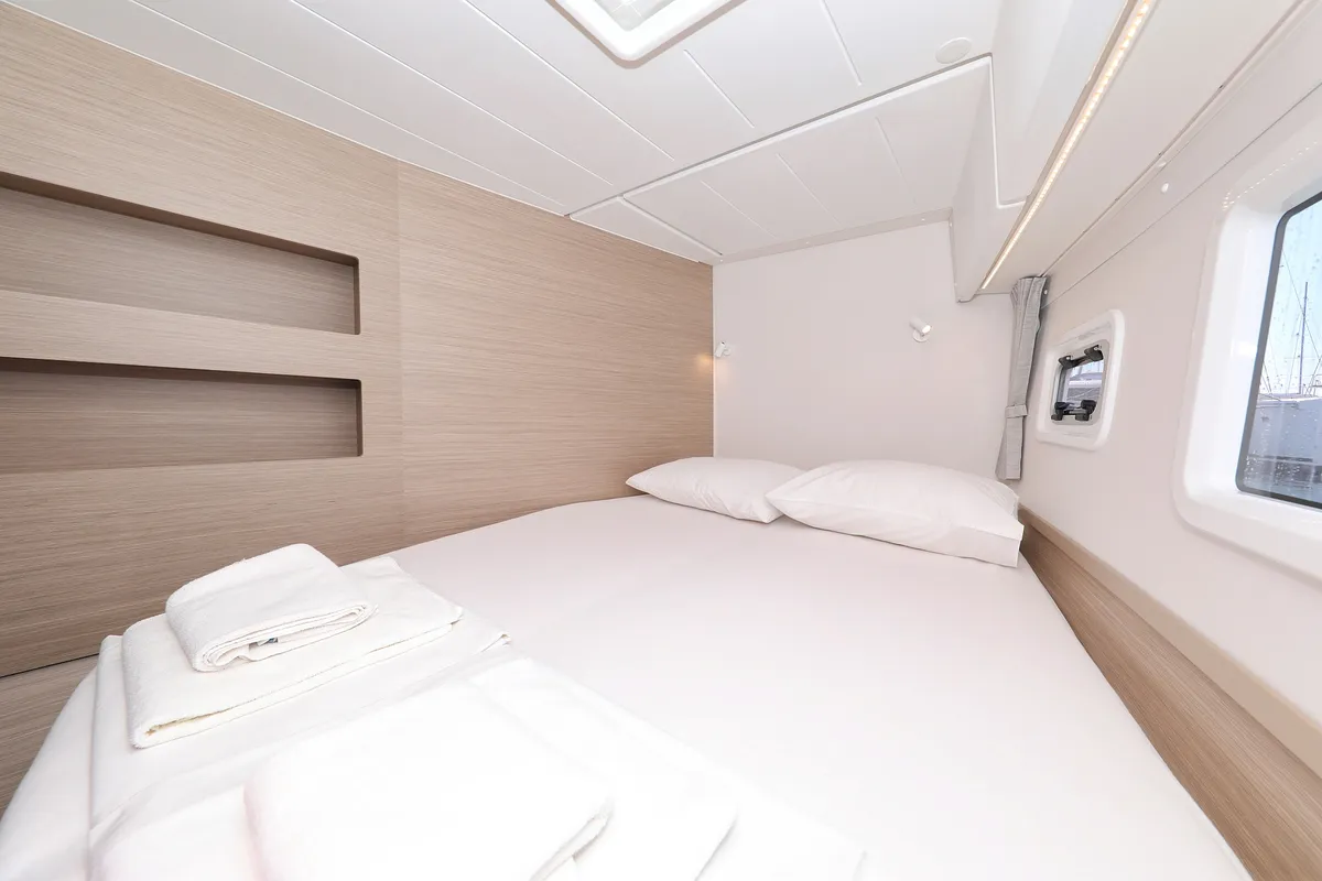 Cabin on Luna, a Lagoon 42 catamaran at Općina Sukošan, Croatia