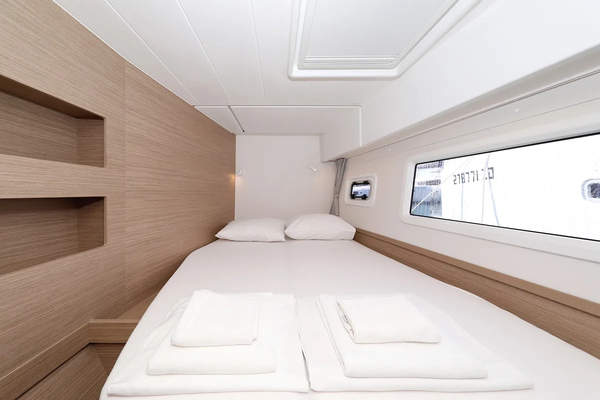 Cabin on Luna, a Lagoon 42 catamaran at Općina Sukošan, Croatia