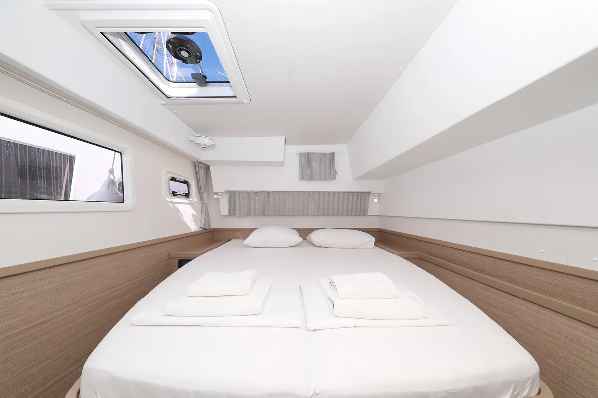 Cabin on Luna, a Lagoon 42 catamaran at Općina Sukošan, Croatia