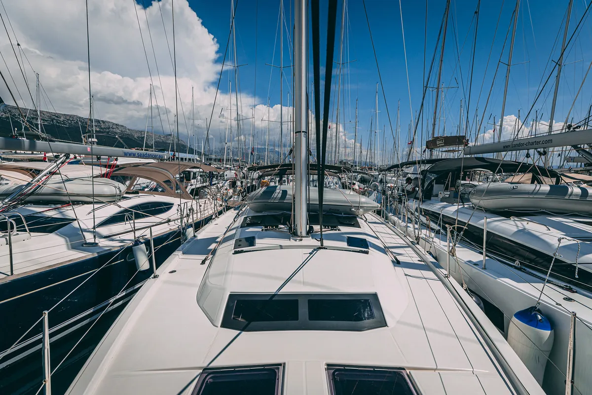 BALU, a Dufour 470 sailboat at Kaštela, Croatia
