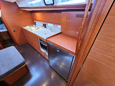 Galley of Katajina, a Dufour 460 GL sailboat at Općina Rogoznica, Croatia