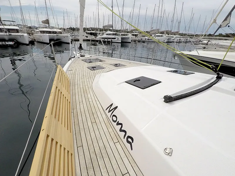 Moma, a Dufour 41 sailboat at Grad Šibenik, Croatia