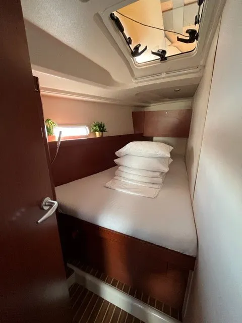 Cabin on Maja, a Hanse 455 sailboat at Grad Biograd na Moru, Croatia