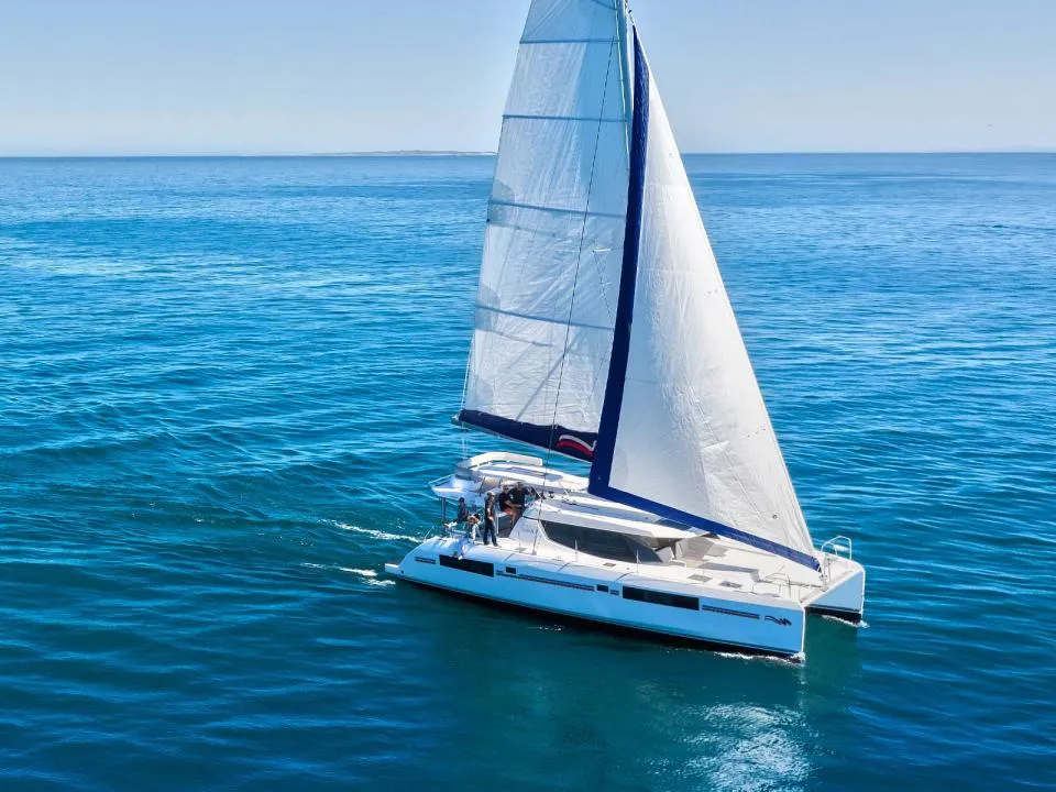 Exterior view of Moorings 4500L Club, a Leopard 45 catamaran at Road Town, British Virgin Islands