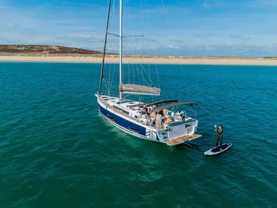 Le Vagabond 2, a Dufour 470 sailboat at Marseille, France