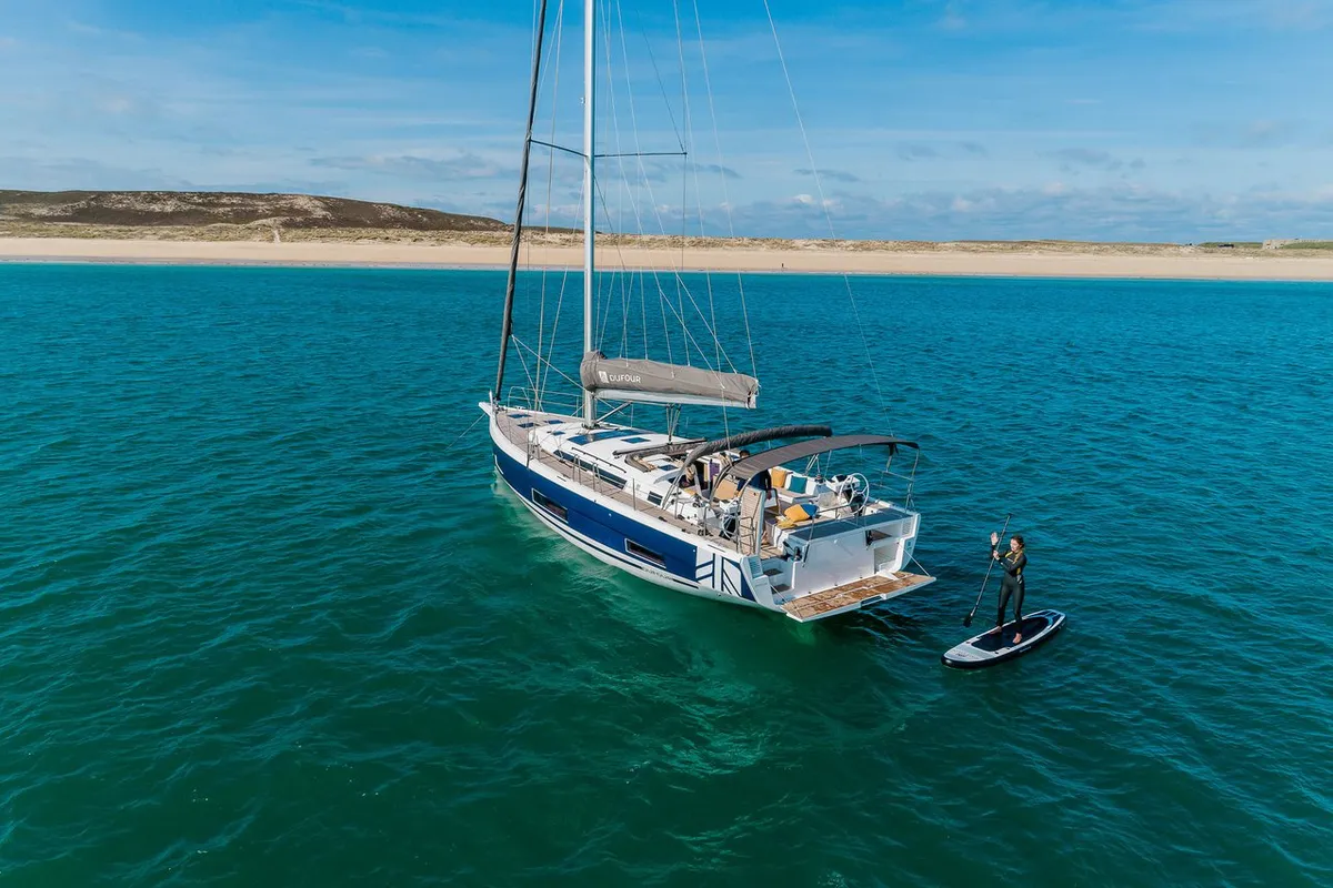 Le Vagabond 2, a Dufour 470 sailboat at Marseille, France
