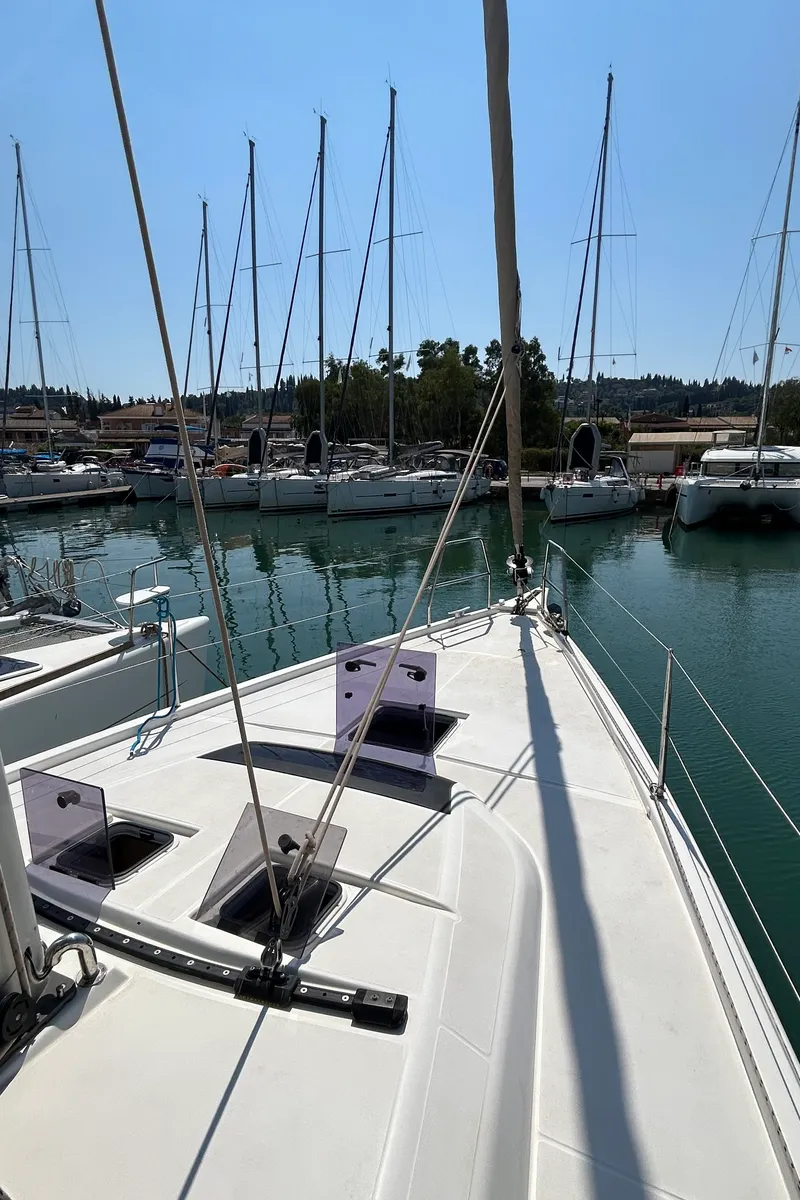 Echo II, a Dufour 430 GL sailboat at Kontokali, Greece