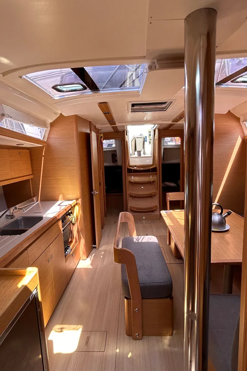 Echo II, a Dufour 430 GL sailboat at Kontokali, Greece
