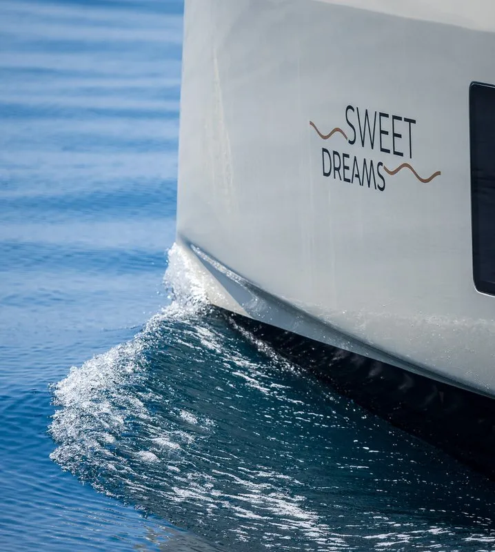 Sweet Dreams, a Sunreef 50 catamaran at Kaštela, Croatia