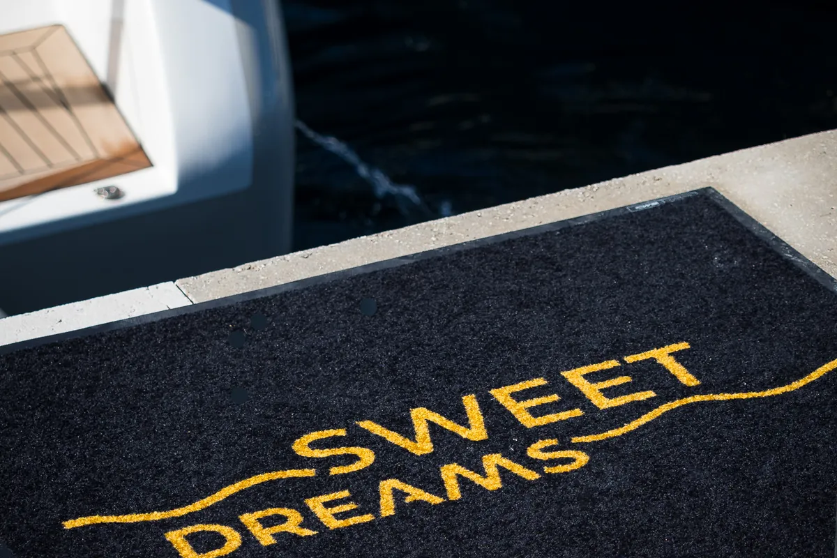 Sweet Dreams, a Sunreef 50 catamaran at Kaštela, Croatia