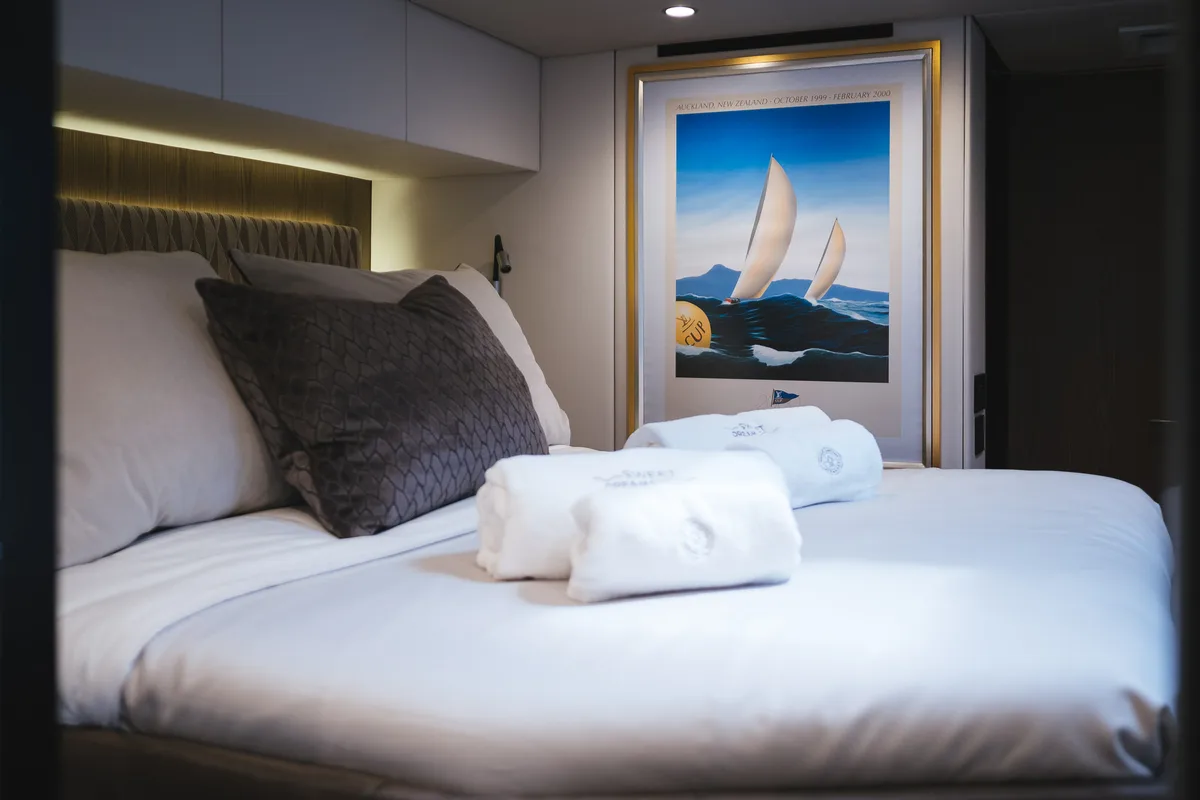 Sweet Dreams, a Sunreef 50 catamaran at Kaštela, Croatia