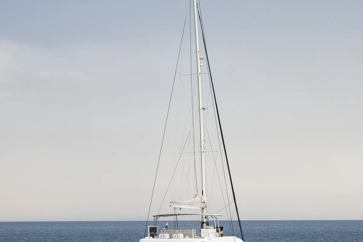 Sweet Dreams, a Sunreef 50 catamaran at Kaštela, Croatia