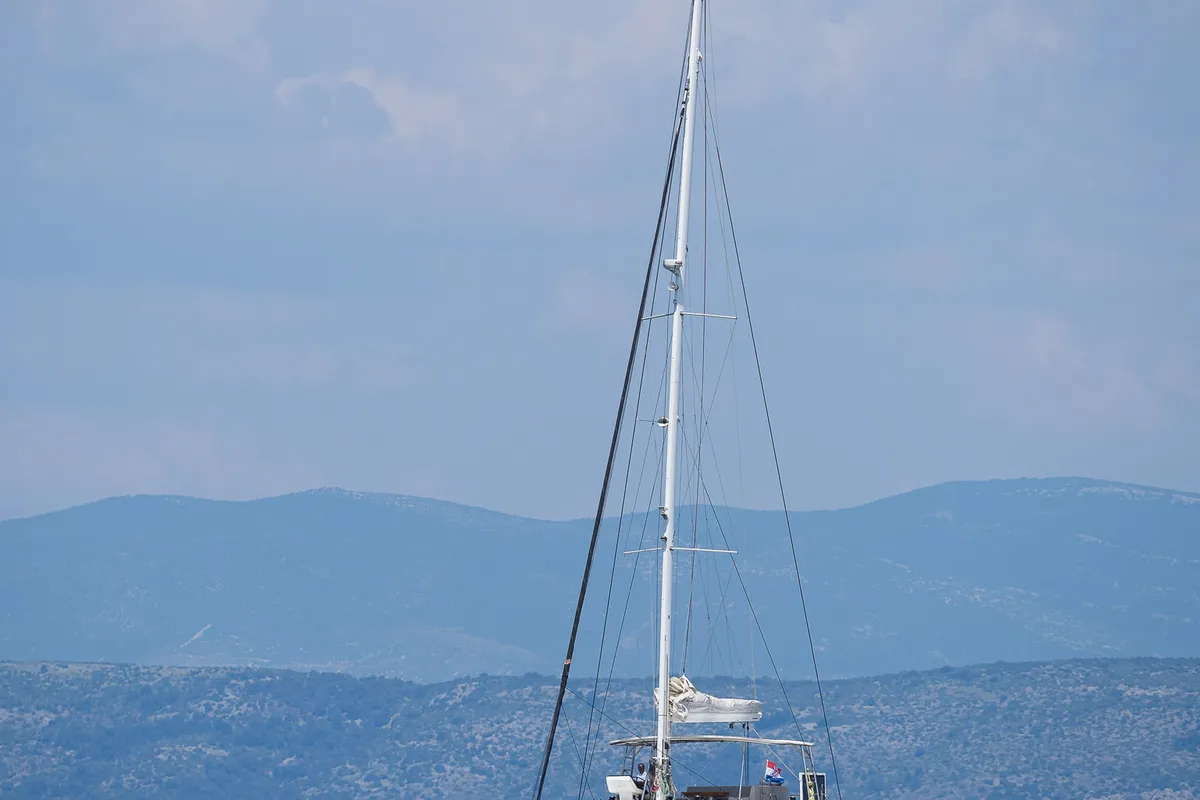 Sweet Dreams, a Sunreef 50 catamaran at Kaštela, Croatia