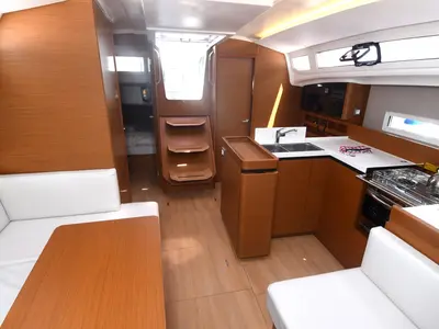 Galley of Signum Bravo, a Jeanneau Sun Odyssey 410 sailboat at Dubrovnik, Croatia