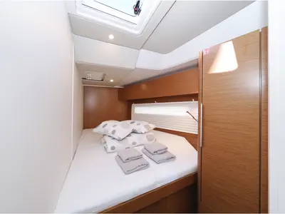 Cabin on Hype, a Hanse 510 sailboat at Grad Biograd na Moru, Croatia