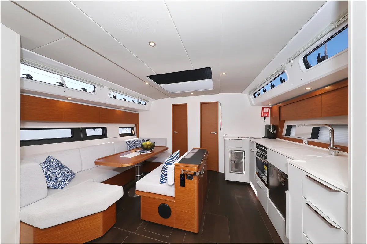 Salon of Hype, a Hanse 510 sailboat at Grad Biograd na Moru, Croatia