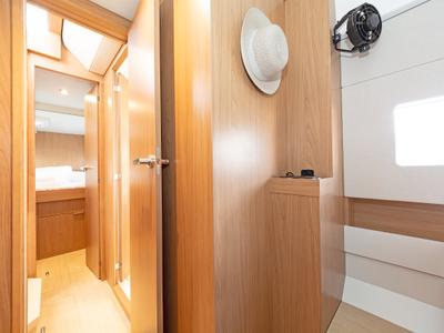 Galley of First Toy, a Bali Catsmart catamaran at Skradin, Croatia