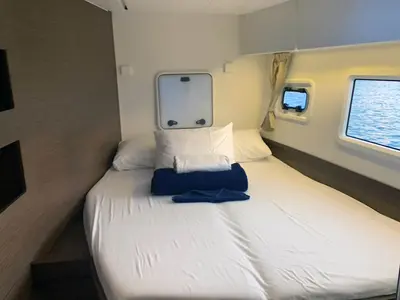Cabin on Hulk, a Lagoon 42 catamaran at Parham Town, British Virgin Islands