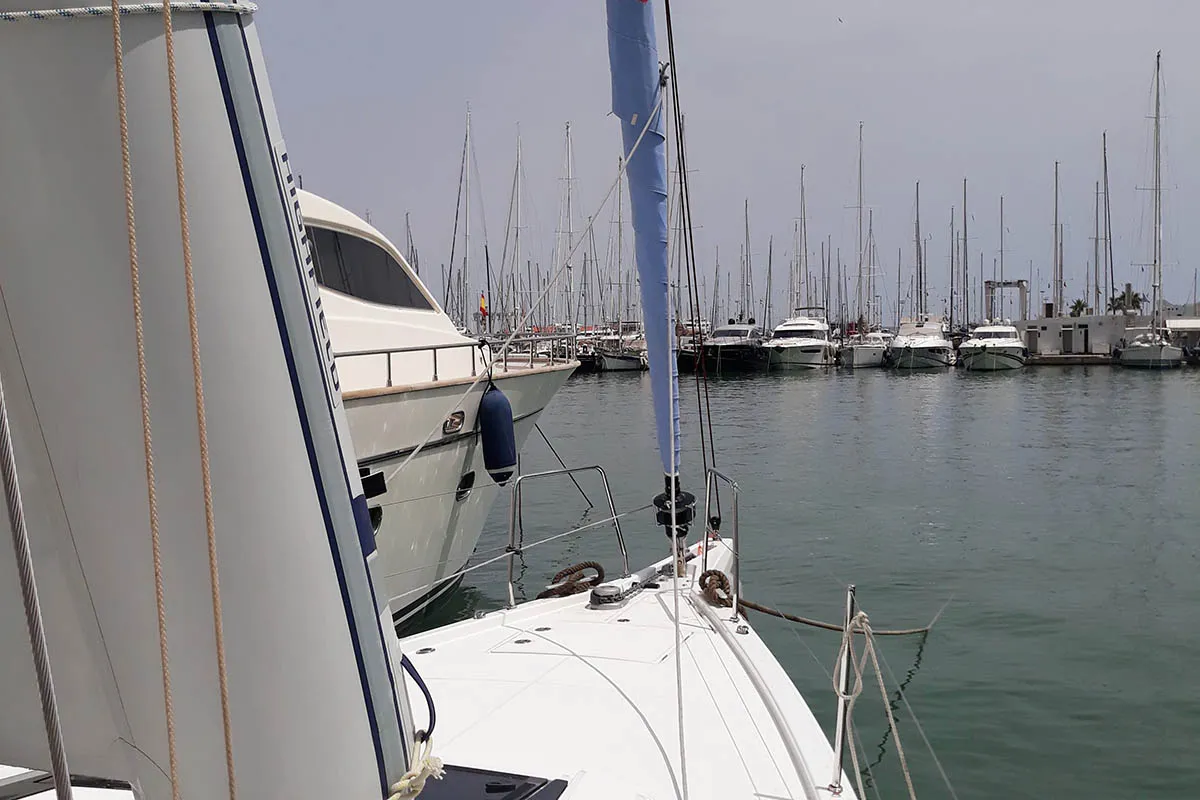 Vi Vågá of Sweden (SATURDAY) 444/2024, a Beneteau Oceanis 46.1 sailboat at Seget Donji, Croatia