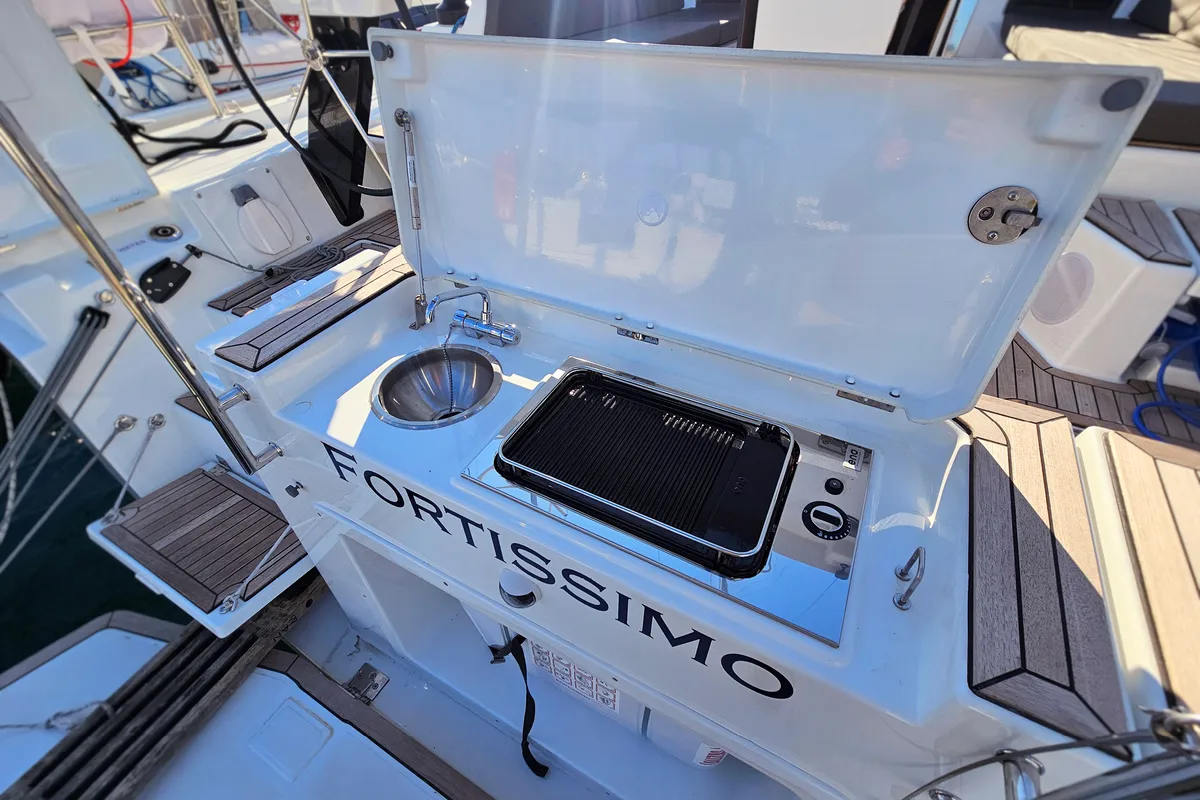 Fortissimo, a Dufour 44 sailboat at Kaštela, Croatia