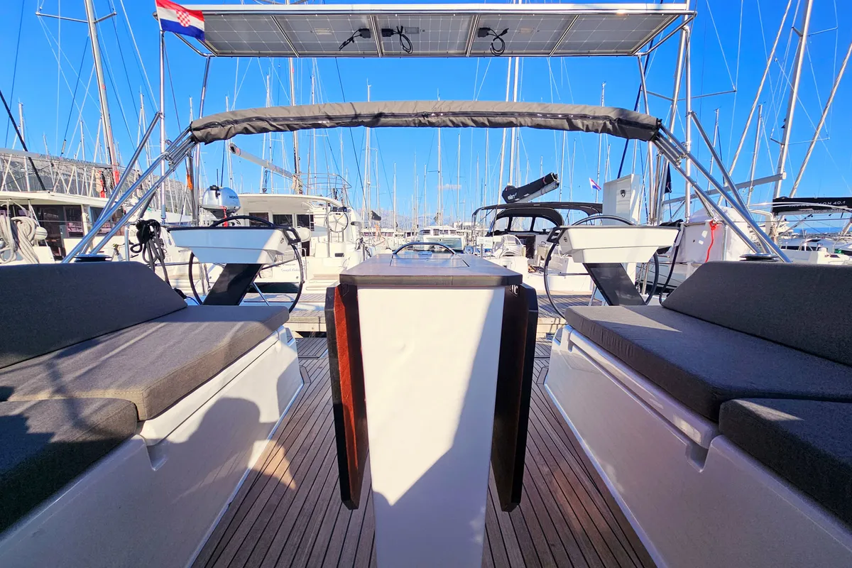 Fortissimo, a Dufour 44 sailboat at Kaštela, Croatia