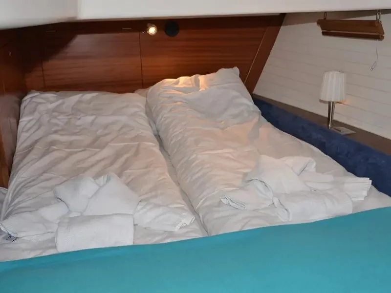 Cabin on Arctic Ice, a Delphia 47 sailboat at Harstad, Norway
