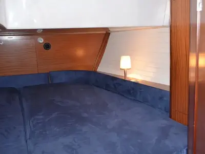 Cabin on Arctic Ice, a Delphia 47 sailboat at Harstad, Norway