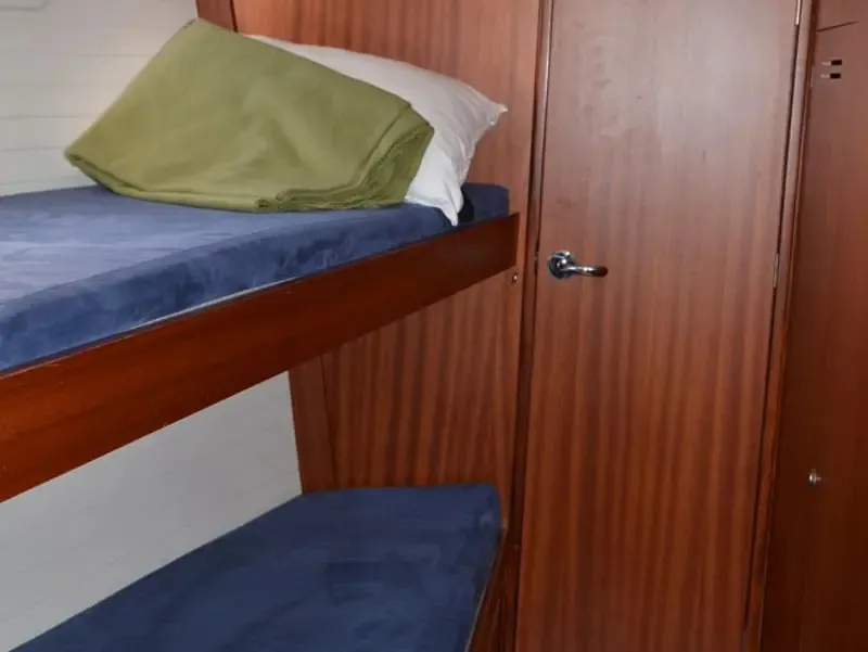 Cabin on Arctic Ice, a Delphia 47 sailboat at Harstad, Norway