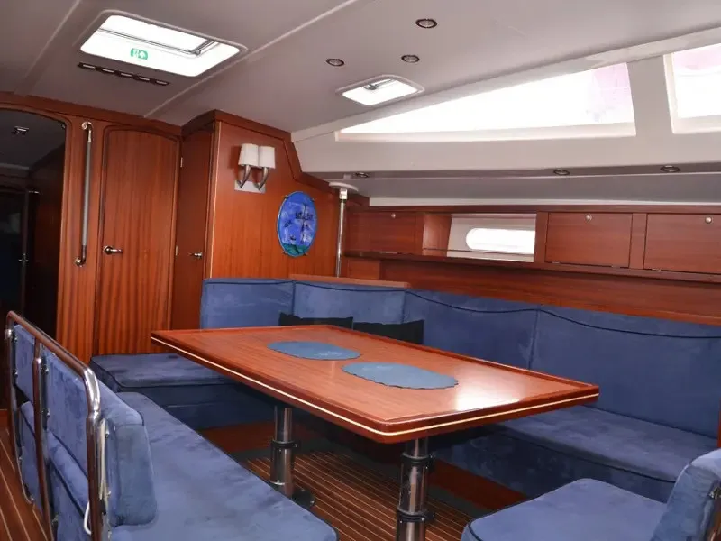 Salon of Arctic Ice, a Delphia 47 sailboat at Harstad, Norway