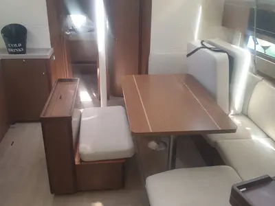 Salon of Raluca, a Beneteau Oceanis 46.1 sailboat at Skradin, Croatia