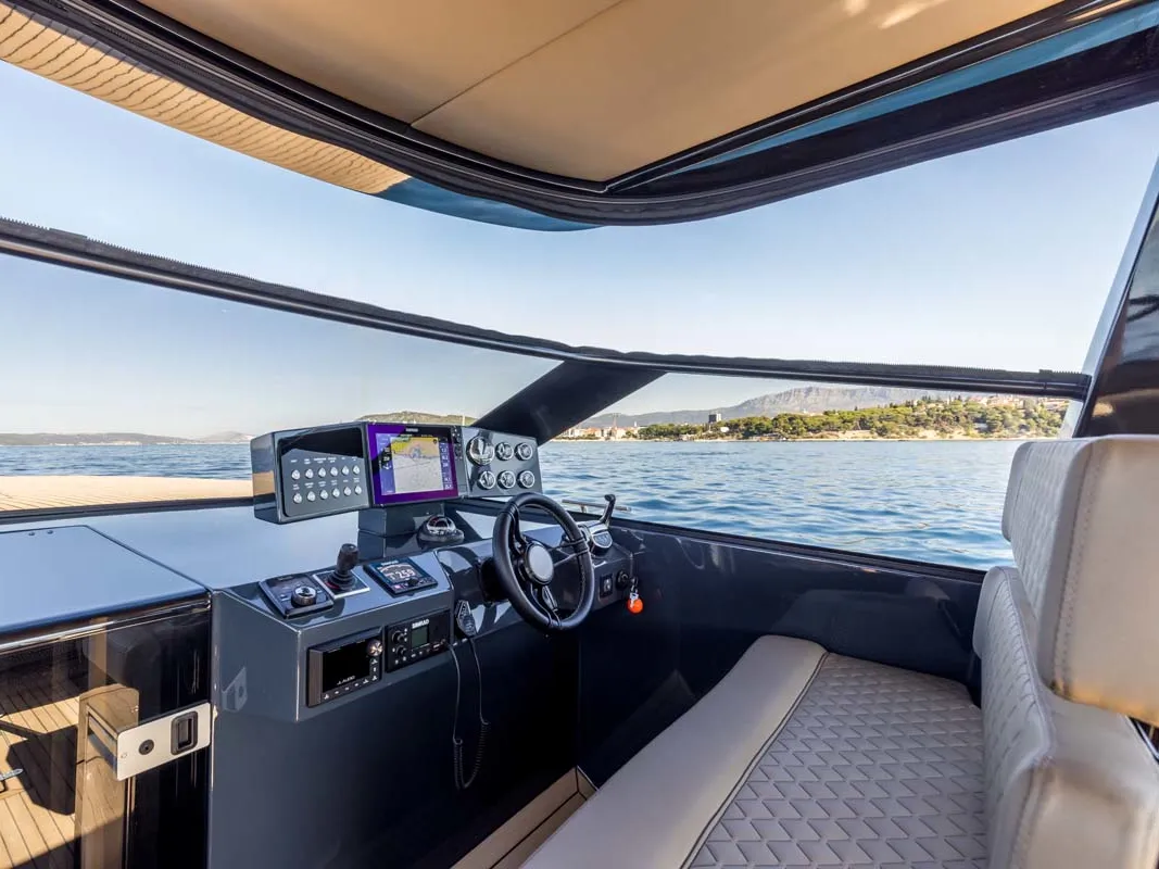 Cabin on Gariful 2, a Colnago 45 motor yacht at Split, Croatia