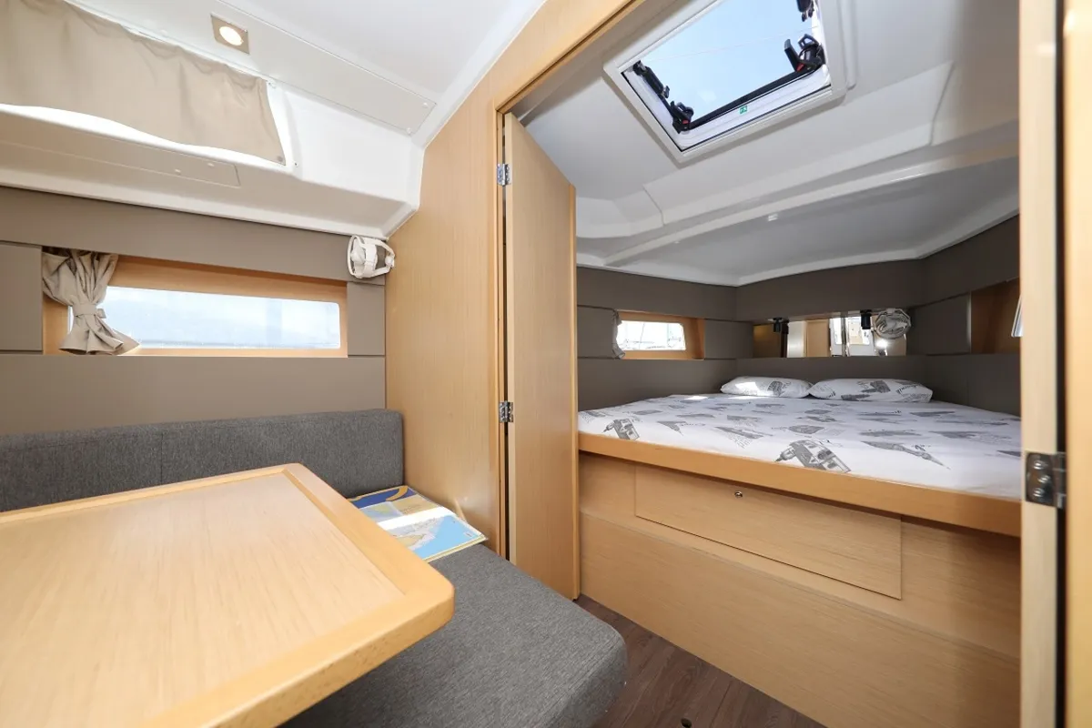 Reya, a Beneteau Oceanis 38.1 sailboat at Grad Biograd na Moru, Croatia