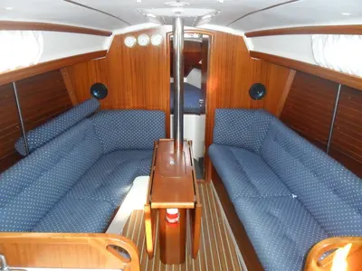Salon of Zara, a Elan 333 sailboat at Zadar, Croatia