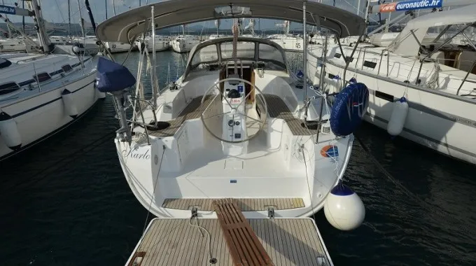 Karlo, a Bavaria Cruiser 33 sailboat at Grad Biograd na Moru, Croatia