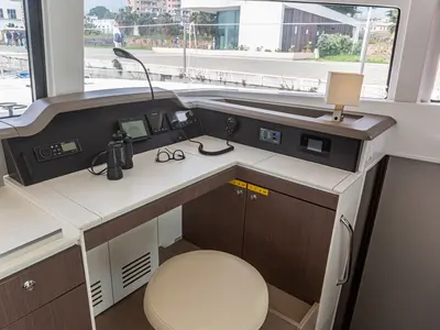 Talitha, a Bali 4.1 catamaran at Palermo, Italy